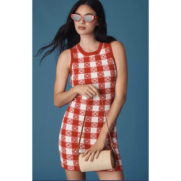 Rachel Antonoff Dresses & Skirts - NWT Rachel Antonoff Maddy Red and White Mini Dress - Large